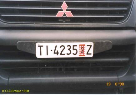 Switzerland temporary series front plate TI·4235 Z.jpg (19 kB)