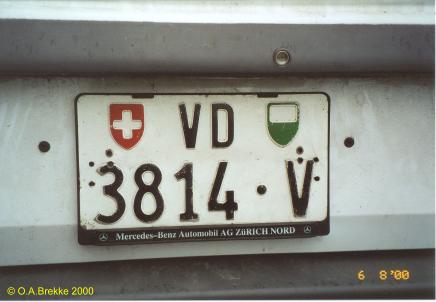 Switzerland former rental car series rear plate VD 3814·V.jpg (19 kB)