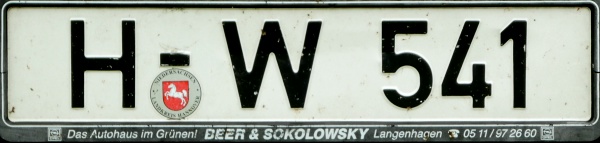 Germany normal series former style close-up H-W 541.jpg (53 kB)