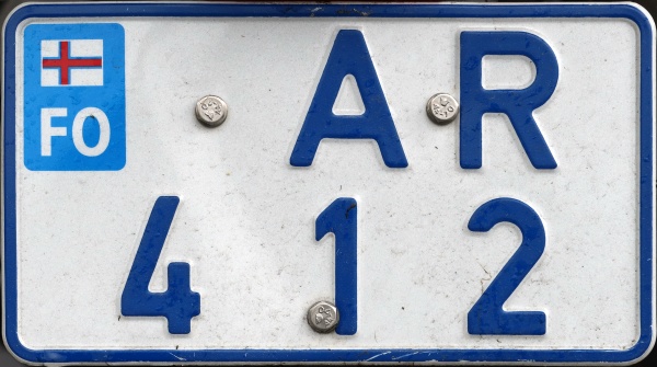 Faroe Islands normal series small plate AR 412.jpg (106 kB)