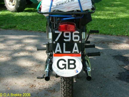 Great Britain former normal series motorcycle rear plate 796 ALA.jpg (54 kB)