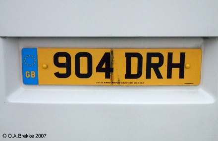 Great Britain former normal series remade as cherished number 904 DRH.jpg (38 kB)