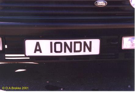 Great Britain former personalised series front plate A 10NDN.jpg (17 kB)