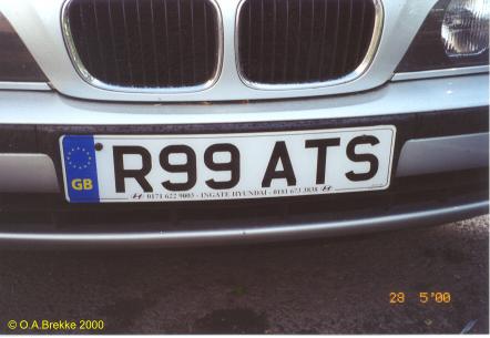 Great Britain former personalised series front plate R99 ATS.jpg (22 kB)