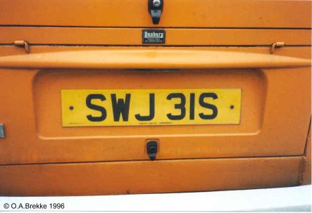 Great Britain former normal series rear plate SWJ 31S.jpg (19 kB)