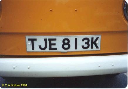 Great Britain former normal series front plate TJE 813K.jpg (15 kB)