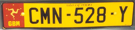 Isle of Man normal series rear plate close-up CMN-528-Y.jpg (12 kB)