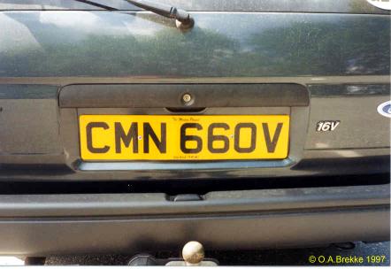 Isle of Man normal series rear plate former style CMN 660V.jpg (23 kB)