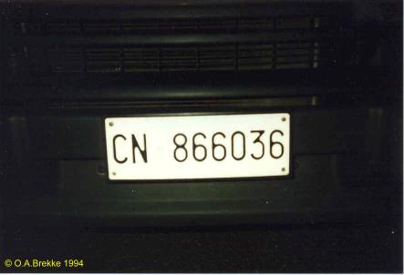 Italy former normal series front plate CN 866036.jpg (14 kB)