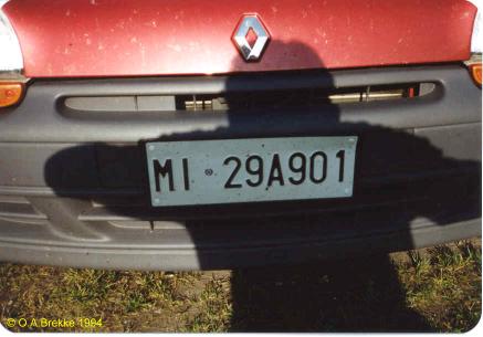 Italy former normal series front plate MI 29A901.jpg (22 kB)