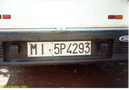 Italy former normal series rear plate MI 5P4293.jpg (20 kB)