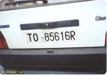 Italy former normal series rear plate TO 85616R.jpg (17 kB)