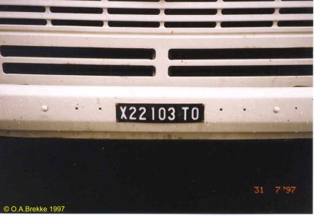 Italy former normal series front plate X22103 TO.jpg (19 kB)