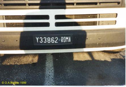 Italy former normal series front plate Y33862 ROMA.jpg (26 kB)