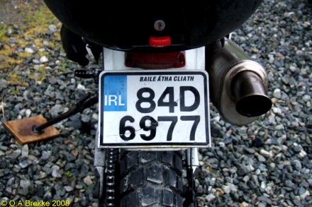 Ireland former normal series motorcycle 84 D 6977.jpg (89 kB)