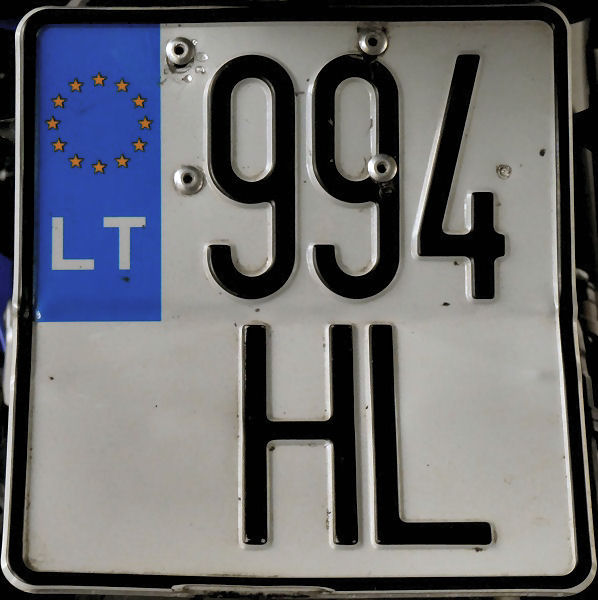 Lithuania motorcycle series optional plate style close-up 994 HL.jpg (90 kB)