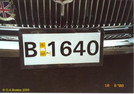 Norway antique vehicle series B 1640.jpg (22 kB)