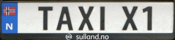Norway personalised series close-up TAXI X1.jpg (62 kB)