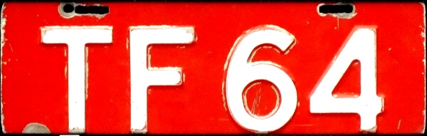 Norway former trade plate series close-up TF 64.jpg (55 kB)