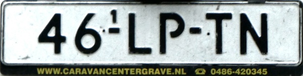 Netherlands replacement plate trailer repeater plate former normal series close-up 46-LP-TN.jpg (73 kB)