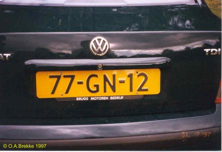 Netherlands temporary series former style 77-GN-12.jpg (20 kB)