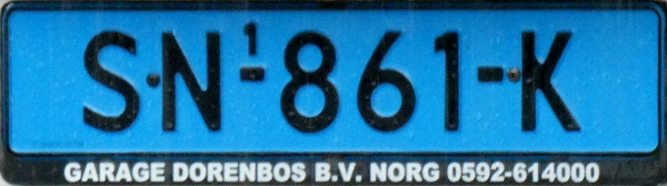 Netherlands replacement plate taxi former normal series SN-861-K.jpg (60 kB)