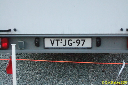 Netherlands replacement plate trailer repeater plate former light commercial series VT-JG-97.jpg (65 kB)