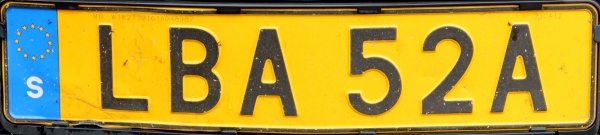 Sweden taxi series close-up LBA 52A.jpg (57 kB)