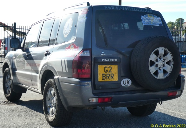 Great Britain former personalised series rear plate G2 BRR.jpg (131 kB)
