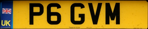 Great Britain former personalised series rear plate close-up P6 GVM.jpg (45 kB)