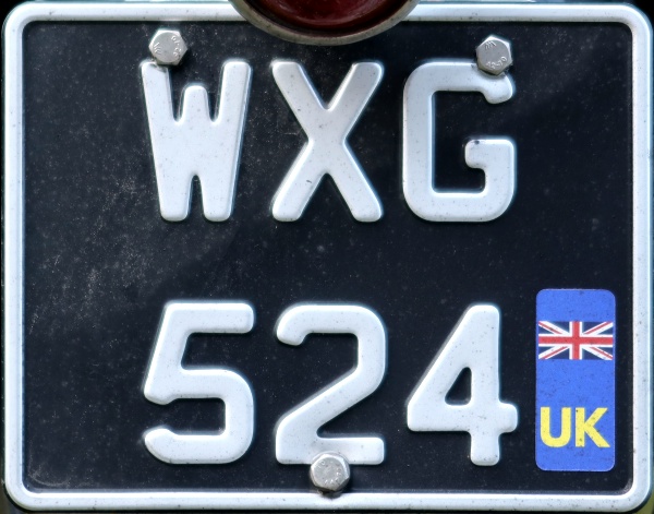 Great Britain 1931-62 re-registration motorcycle close-up WXG 524.jpg (126 kB)