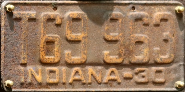 USA Indiana 1930 plate T69 963.jpg (108 kB)