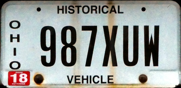 USA Ohio historical vehicle series close-up 987 XUW.jpg (112 kB)