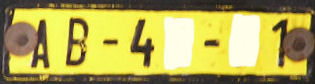 Czechia former tractor series front plate AB 4N-N1.jpg (14 kB)