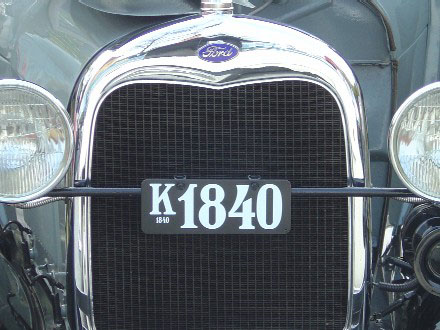 Denmark historically correct front number plate K 1840.jpg (48 kB)
